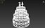 3d model wedding cake