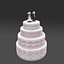 3d model wedding cake