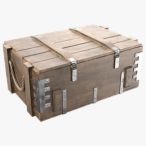 Wooden Box - Low Poly PBR