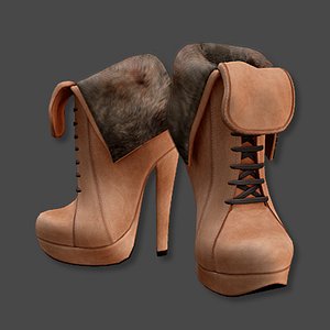 3d model boots