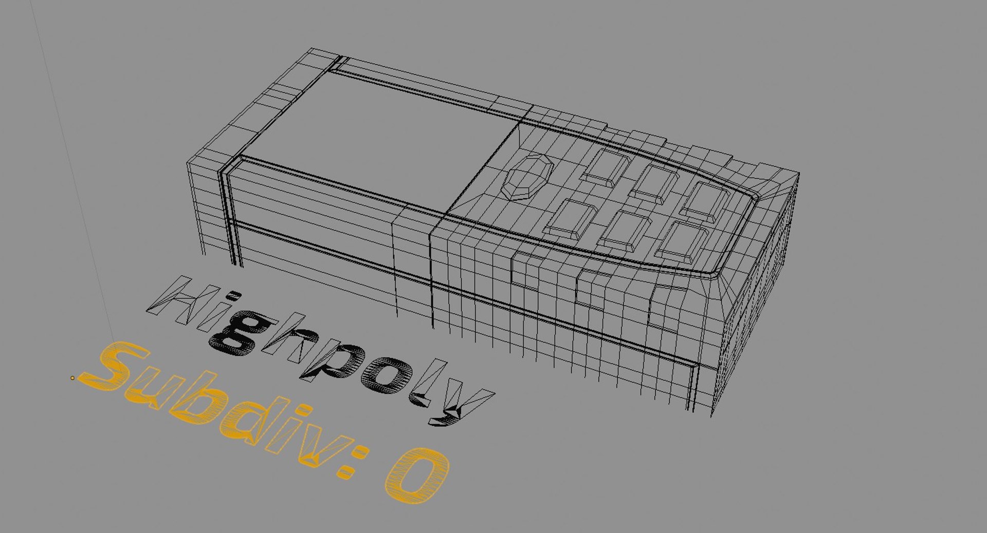 Laser Distance Meter Highpoly 3D Model - TurboSquid 1440423