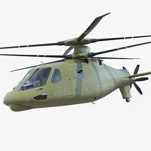 attack compound helicopter copter 3D model