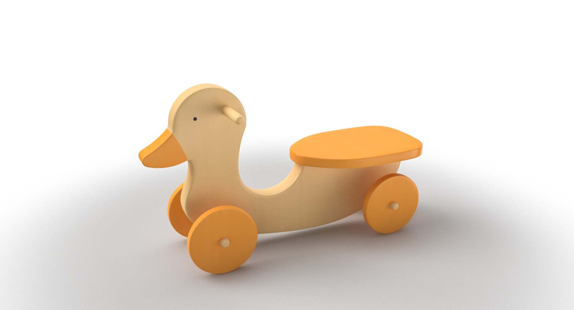 duck on bike toy