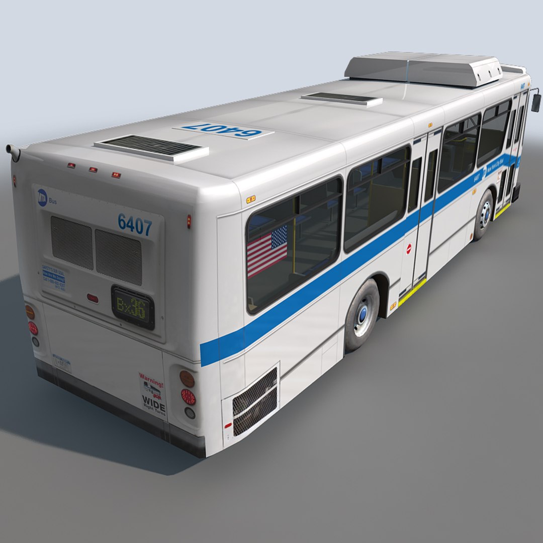 3d City Bus Model