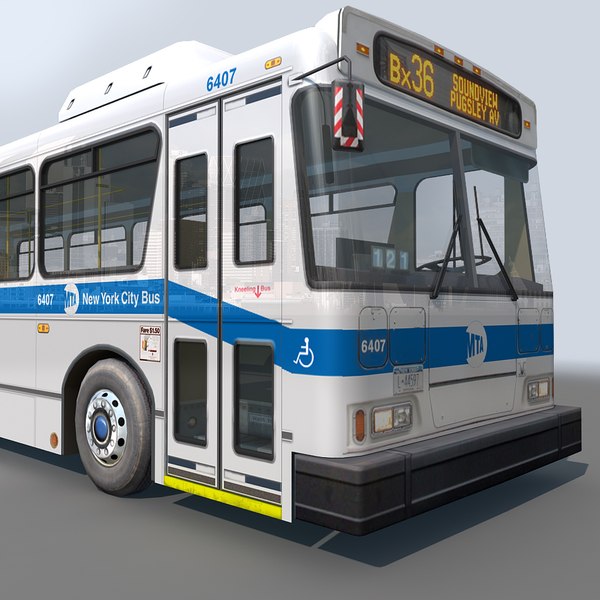 3D Модель NYC BUS - TurboSquid 899533