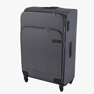 trolley travel bag 3d model