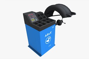 tire balancing machine 3D