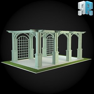 3d model of architectural modules