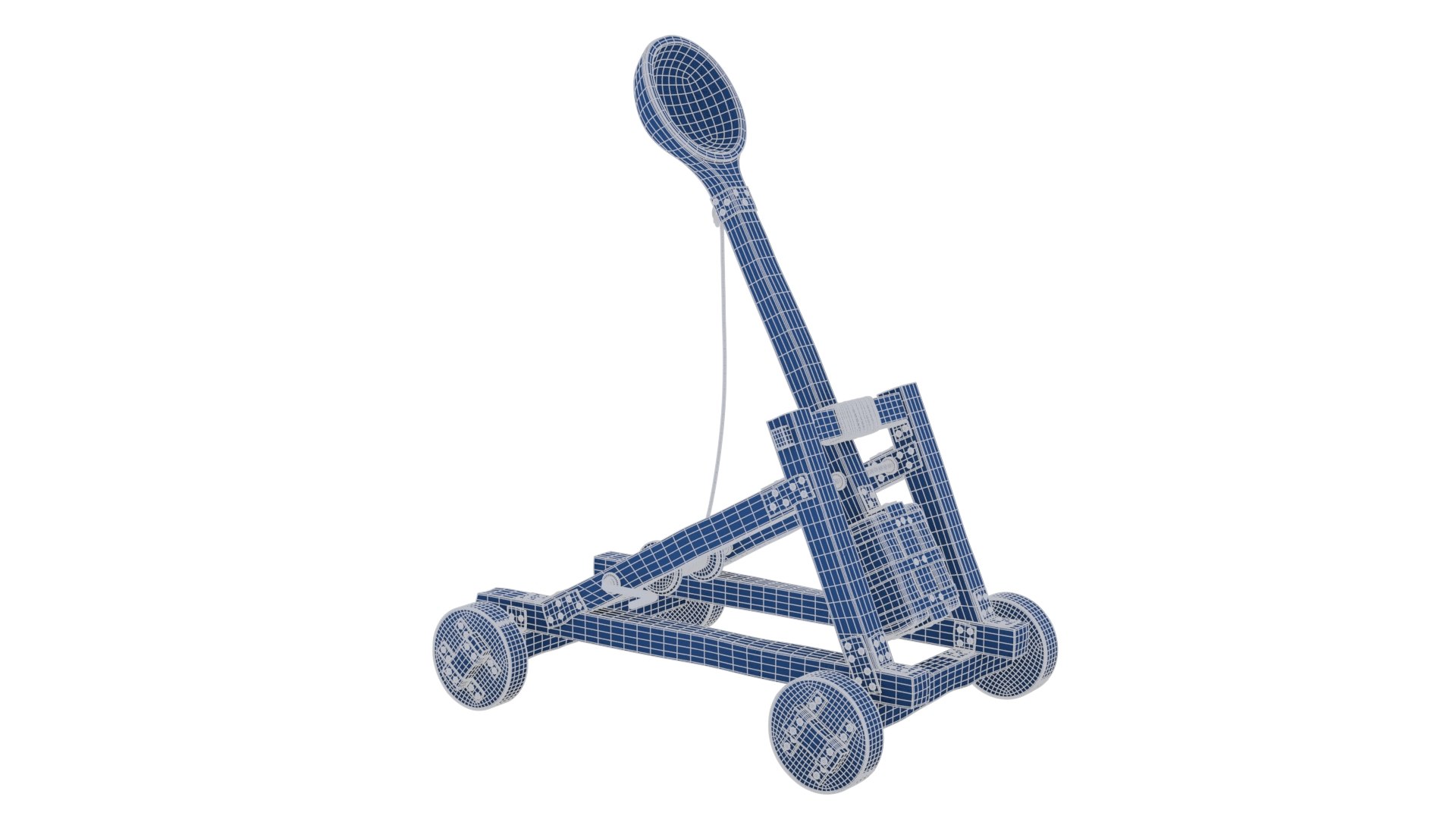Medieval Wooden Catapult model - TurboSquid 1793837