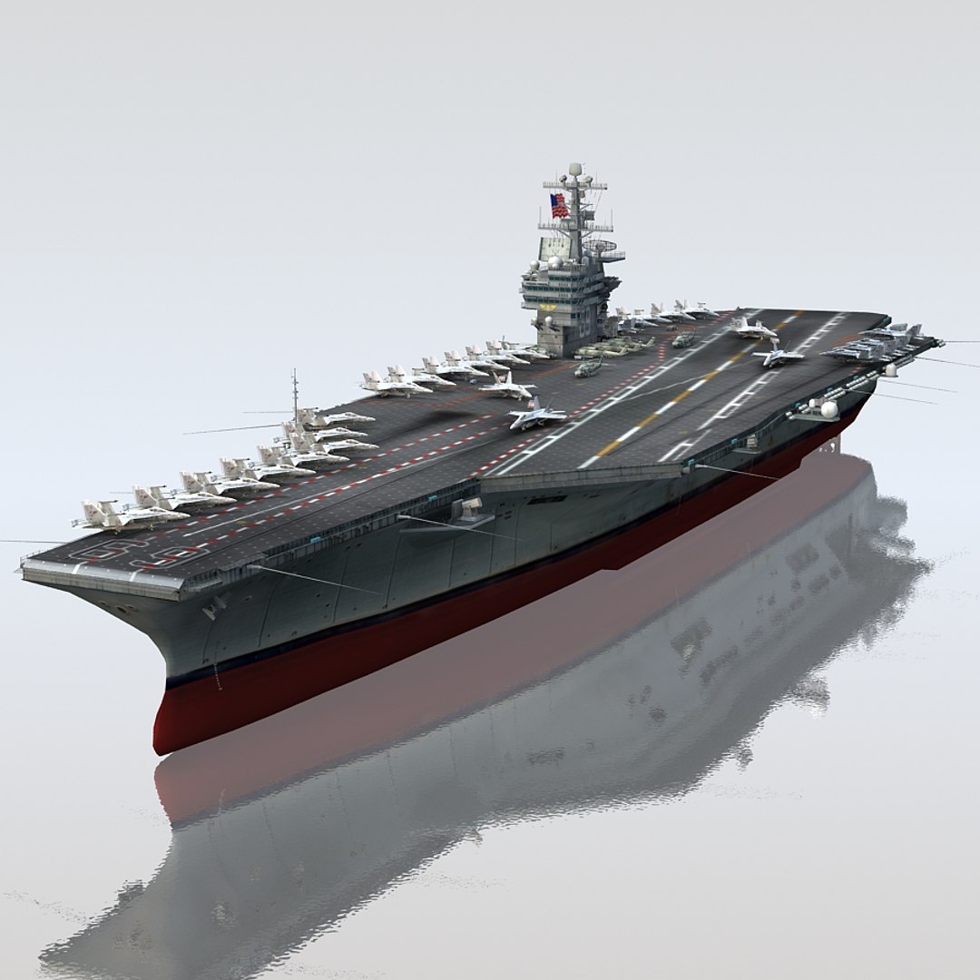 Uss Dwight D Eisenhower 3d Max