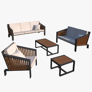 3D model Patio outdoor furniture