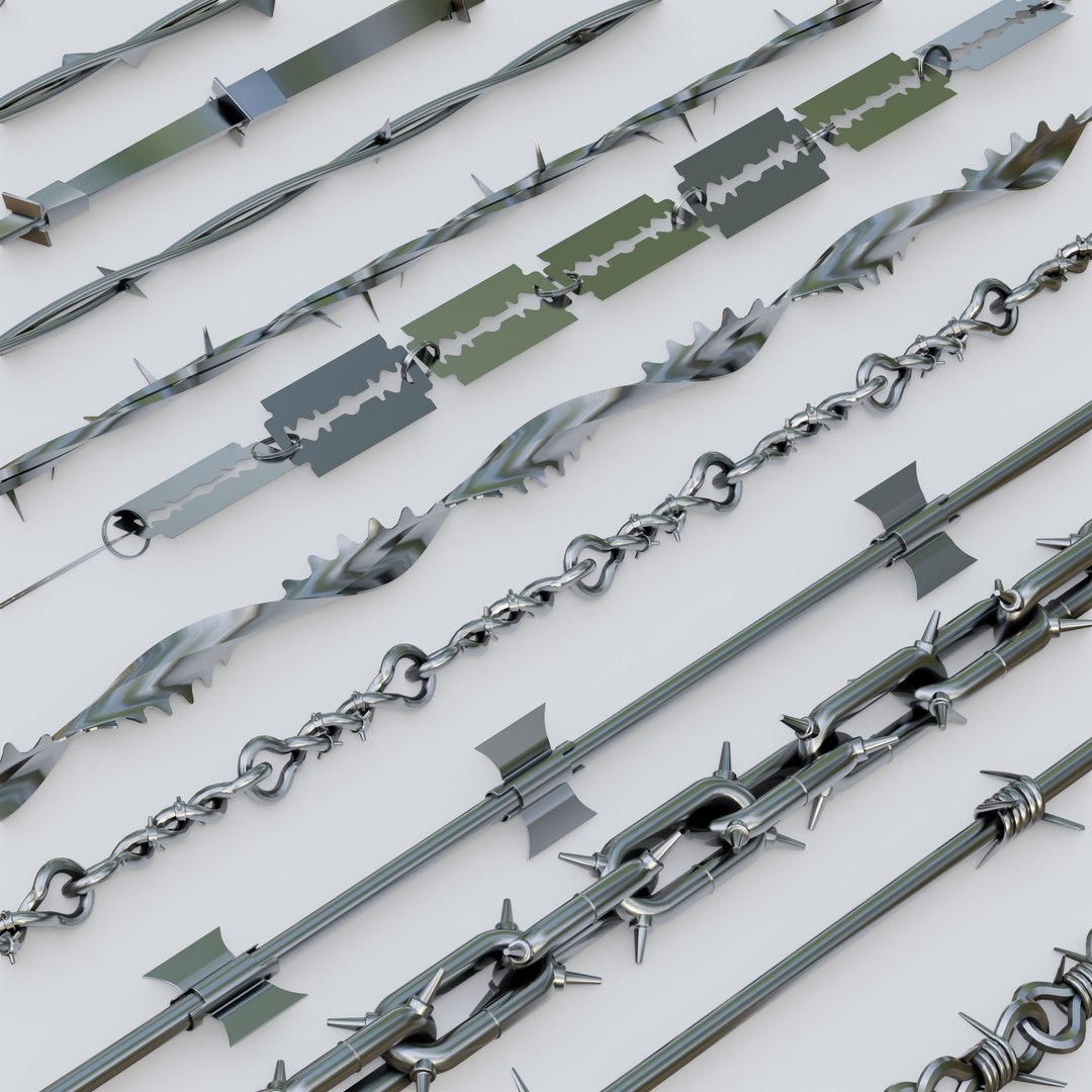 3D Model Barbed Wire TurboSquid 1976645