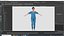 Enfermera profesional con uniforme médico, modelo 3D realista