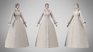 3D Dress 30 Minimal Geo Lines