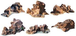 3D Madagascar Red Rock PACK
