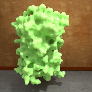 green fluorescent protein gfp 3d model