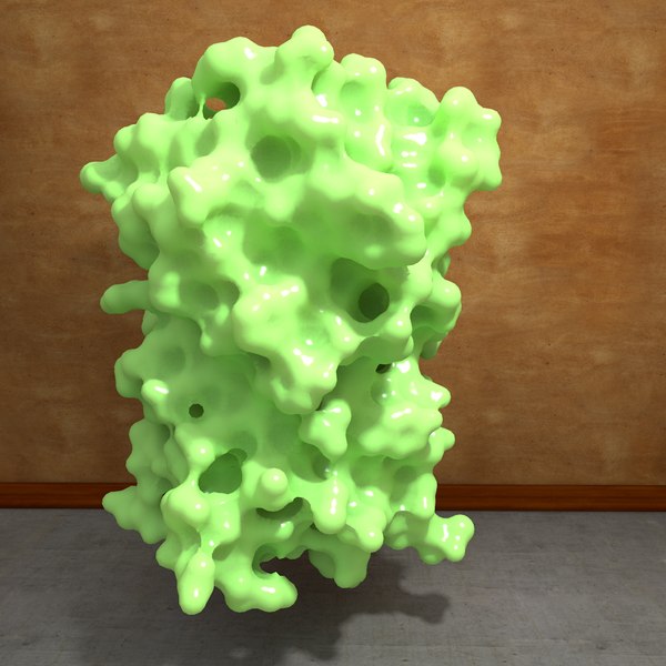 3D модель Зеленый флуоресцентный белок GFP - TurboSquid 729046