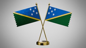 Table Flag of Solomon Islands