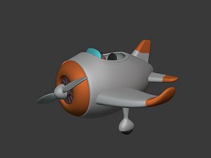 3D Cartoon Plane