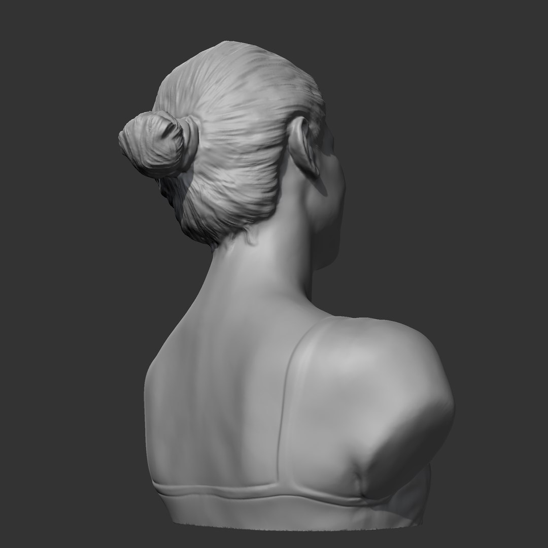 HD Girl Bust D 3D Print Model 3D - TurboSquid 1842955