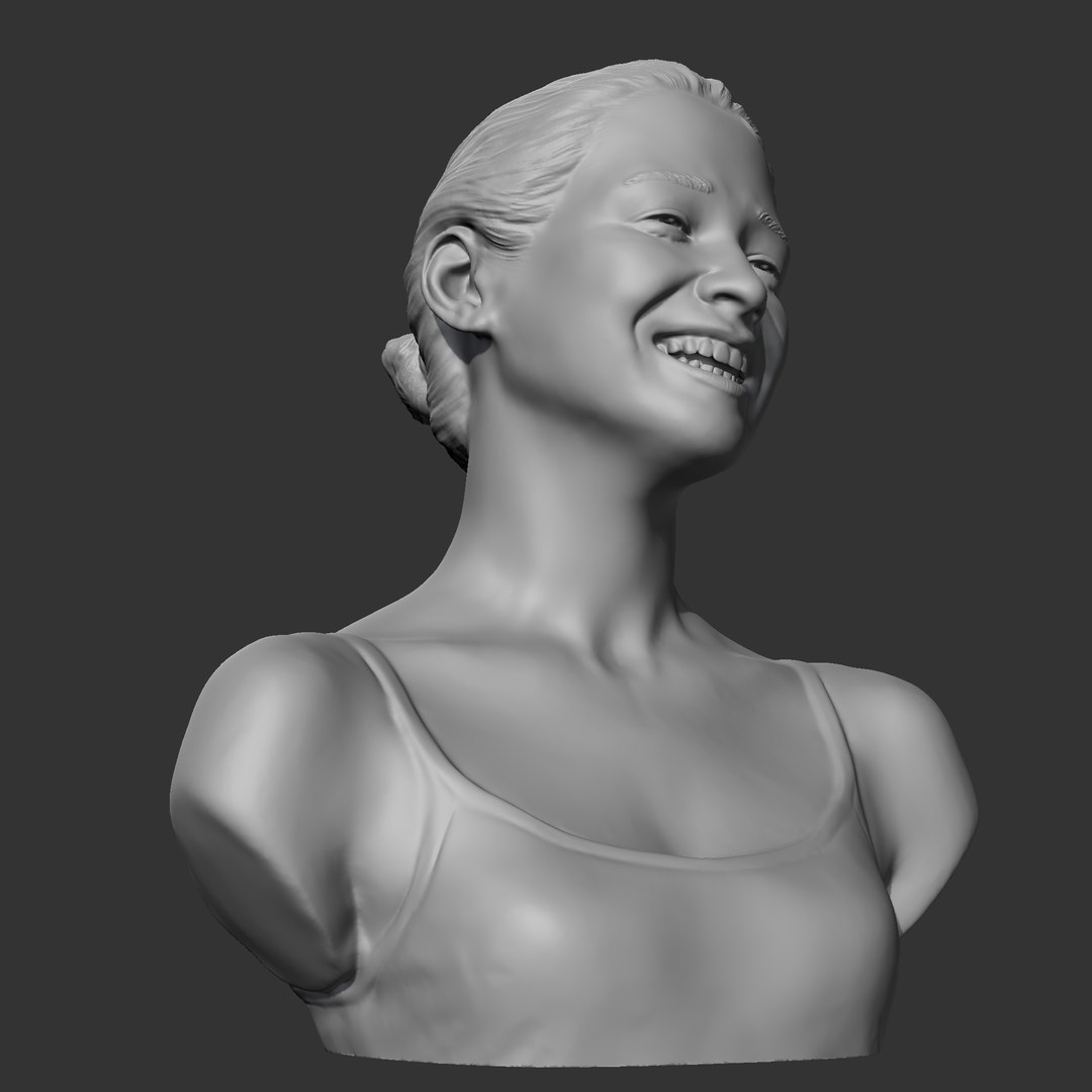 HD Girl Bust D 3D Print Model 3D - TurboSquid 1842955