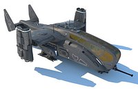 Space dropship