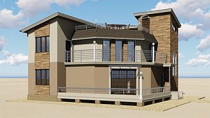 house 3d 3ds