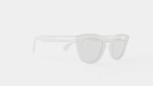 Clear Transparent Round Eyeglasses