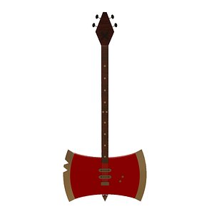 Marceline Bass Axe with Guitar model