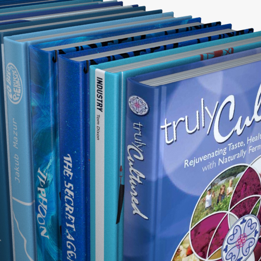Blue Books 3d Model