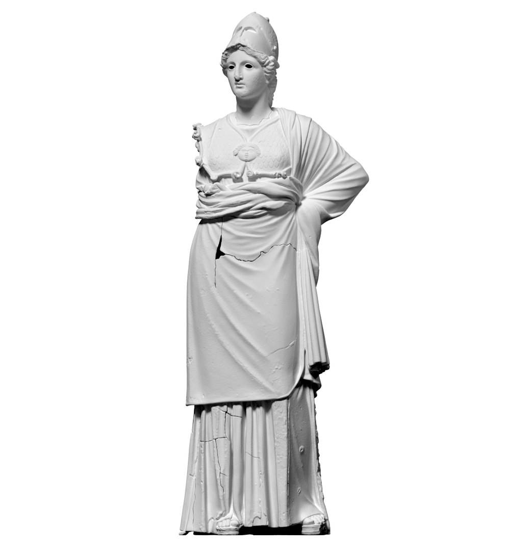 Free Scan Statue Athena Minerva 3d Model