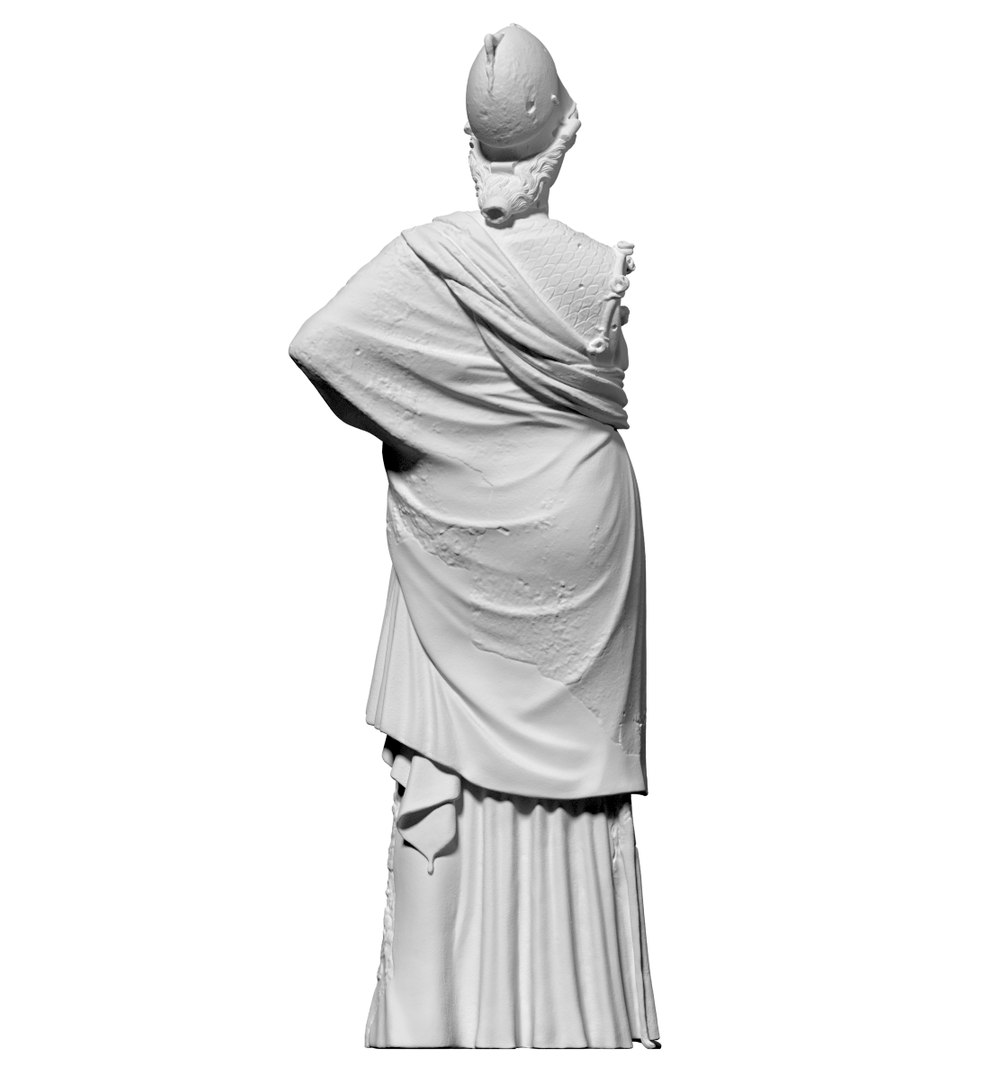 Free Scan Statue Athena Minerva 3d Model