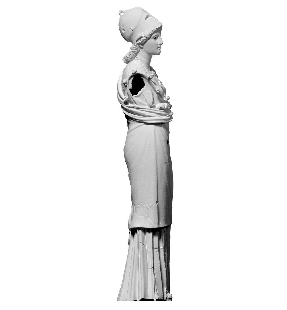 Free Scan Statue Athena Minerva 3d Model