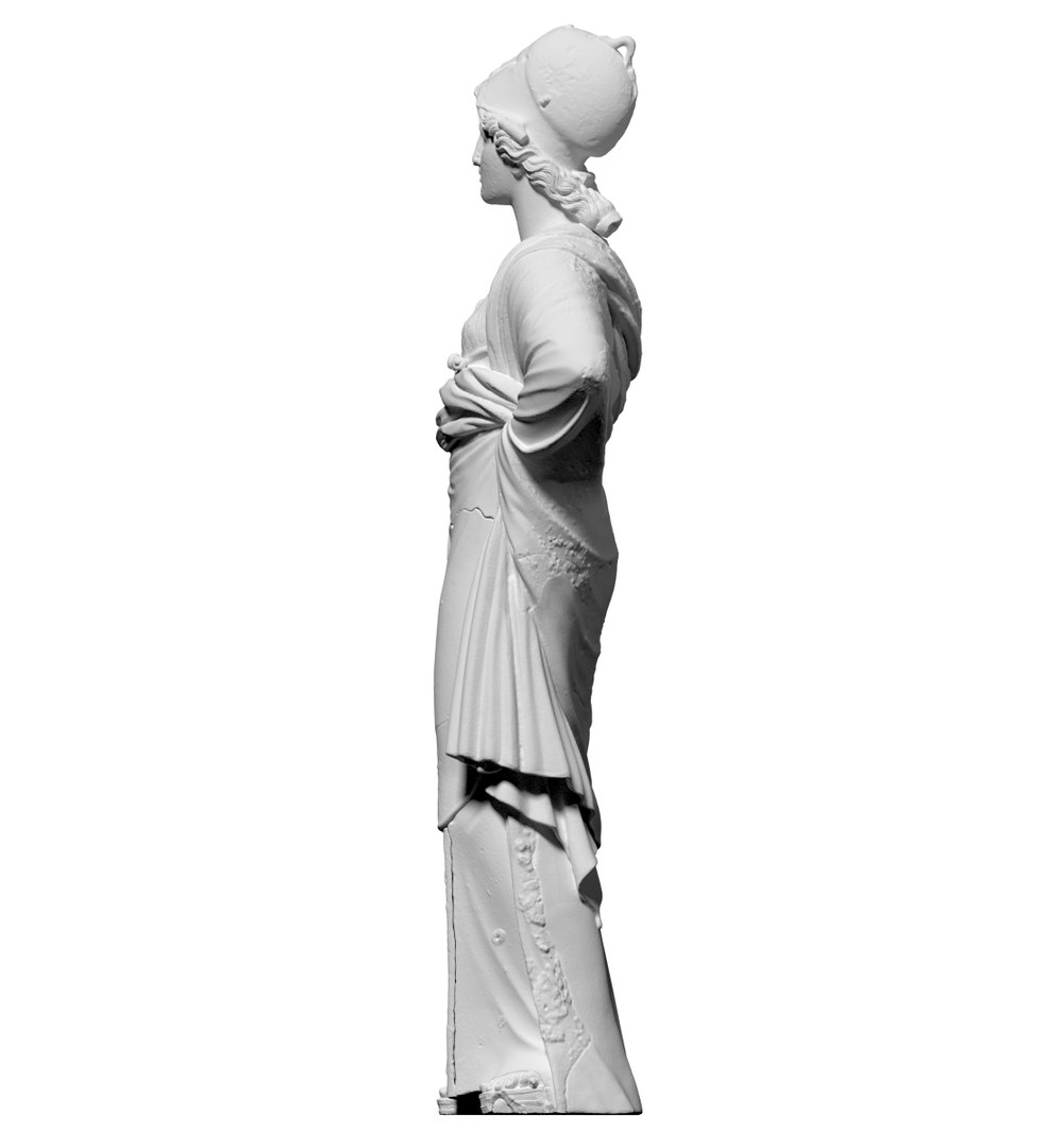 Free Scan Statue Athena Minerva 3d Model