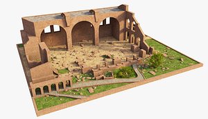 3D Basilica of Maxentius Roman Forum