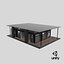 Designer House with Panoramic Windows