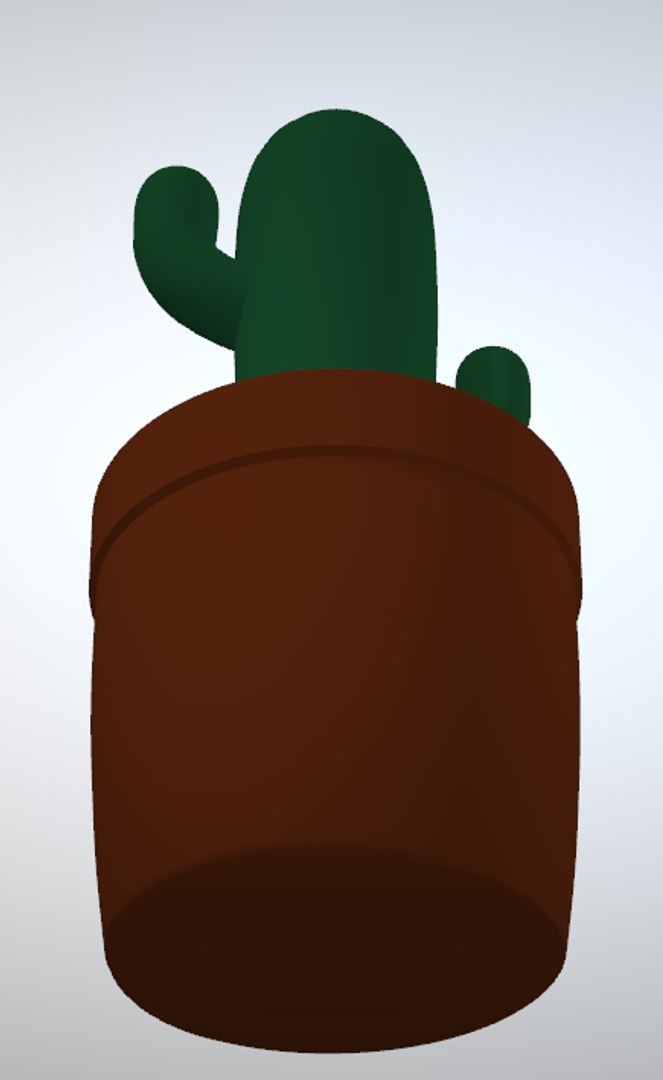 Simple Cactus 3D Model - TurboSquid 1288011