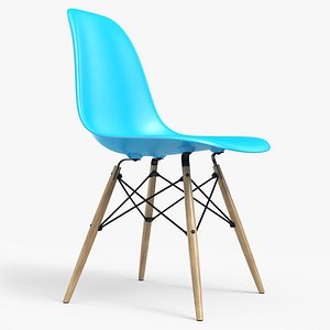 Eames Plastic Side Chair DSW Aquamarine