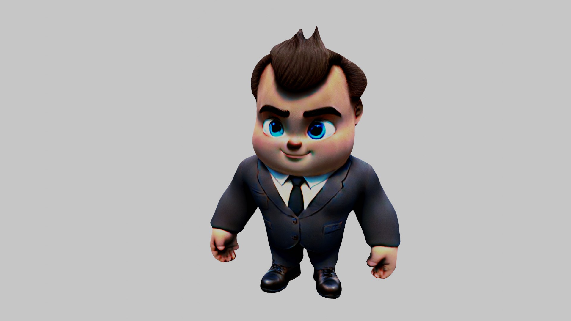 Cartoon Boss Boy 3D model - TurboSquid 2134268