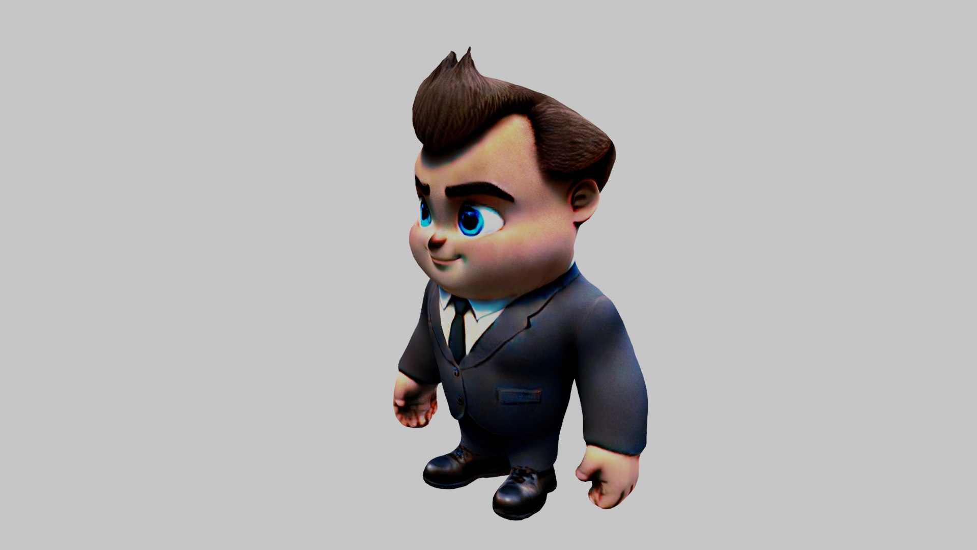 Cartoon Boss Boy 3D model - TurboSquid 2134268