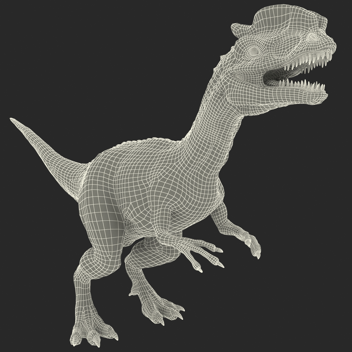 3d model dinosaurs rigged 2