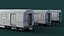 Modello 3D di treno della metropolitana di New York, vagone modulare della metropolitana.