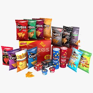3D Doritos 21 in 1 model