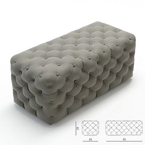 porada pouf 3d model