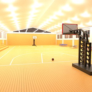 Cartoon Basketball Gym 1