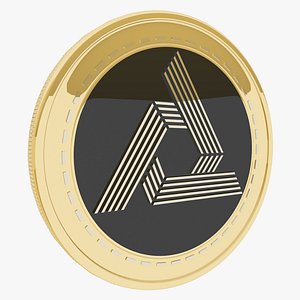 3D General Atten Cryptocurrency Gold Coin