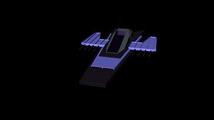spaceship1-d 3D model