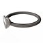 Heart Jewellery Ring 015 Chrome