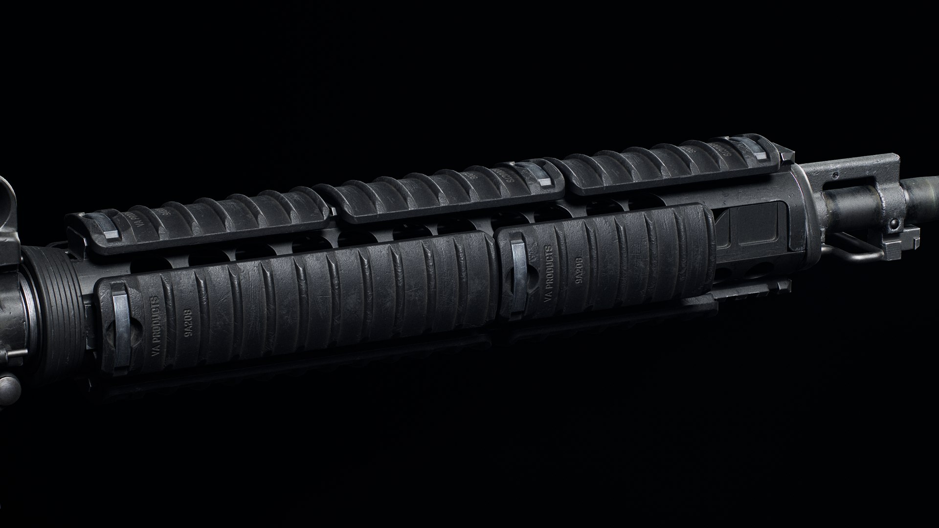 M16A4 Modular Assault Rifle - Triple A - PBR Game Ready Low Poly 3D ...