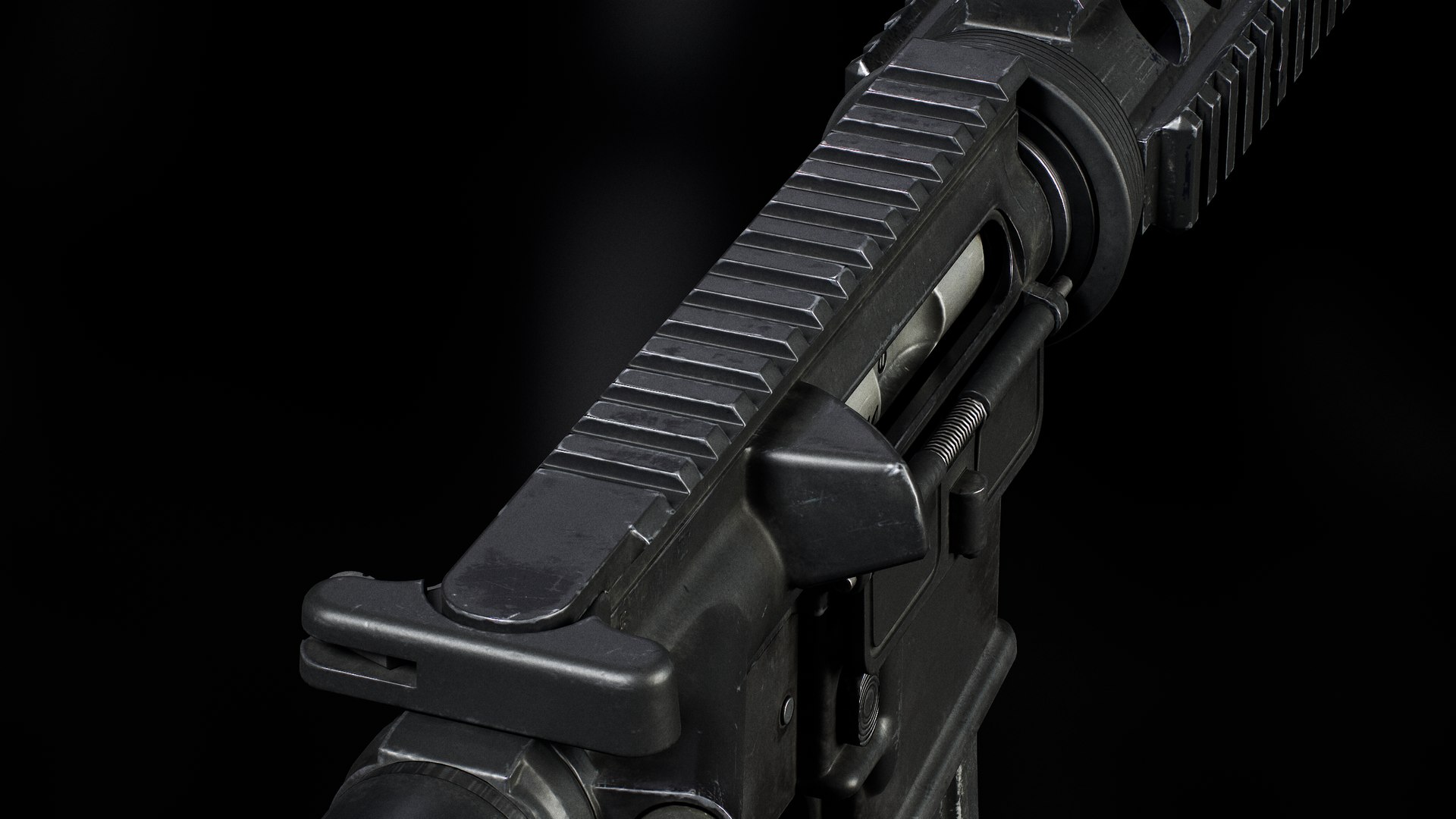 M16A4 Modular Assault Rifle - Triple A - PBR Game Ready Low Poly 3D ...